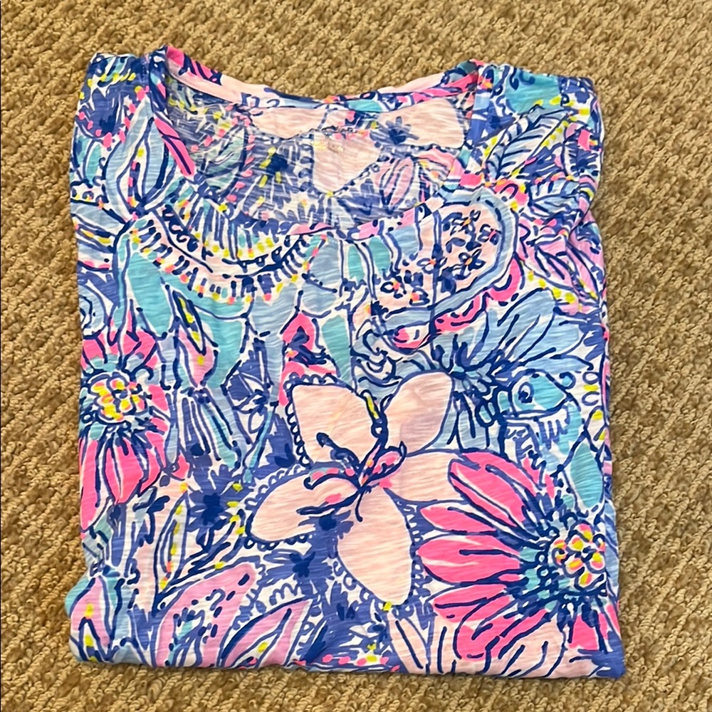 Lilly Pulitzer Multicolor Floral Top